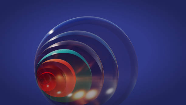 istock 3d render, abstract background, ball, primitive geometric shapes, pastel color palette, simple mockup, minimal design elements 1456675451