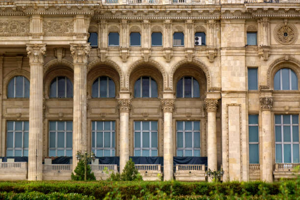 istock Romanian parliament building exterior in Bucharest 1456678006