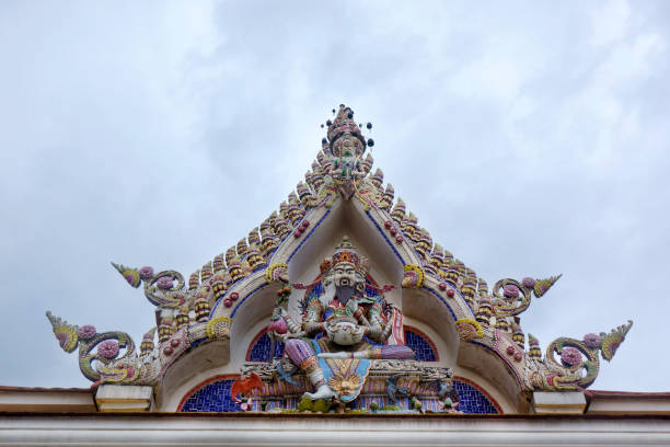 istock Architectural detail from Buddhist temple in Bangkok 1456679648