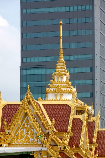istock Architectural detail from Buddhist temple in Bangkok 1456681039