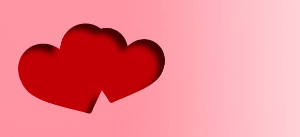 istock red paper cut heart shape festive valentines day 1456694013