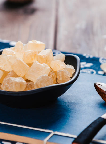 istock Traditional food yellow rock sugar 1456694059