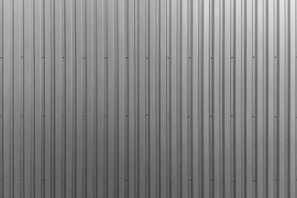 dark gray corrugated metal background and texture surface