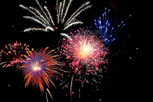 Fourth of July Independence day sparkler fireworks