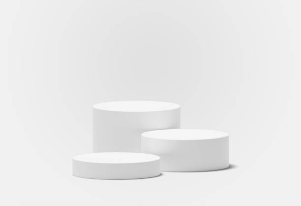 istock White podium product stage display empty scene product presentation round stand mockup abstract background concept 3d rendering 1456708279