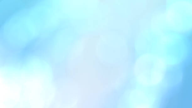 istock Light blue light. Ball blur. Blurred light. The image of spring and summer. 1456709461