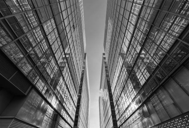 istock Exterior of modern architecture. Building abstract background 1456712164