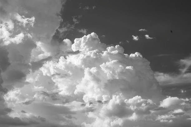 istock dramatic cumulonimbus cloud in sky. Natural abstract background 1456712250