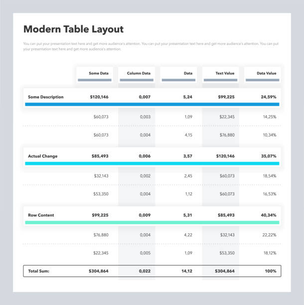 Excel Table Template