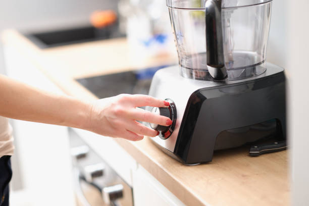 istock Cooking with mixer blender and kitchen utensils 1456728223