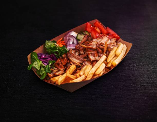 istock Doner kebab on a paper plate 1456728260