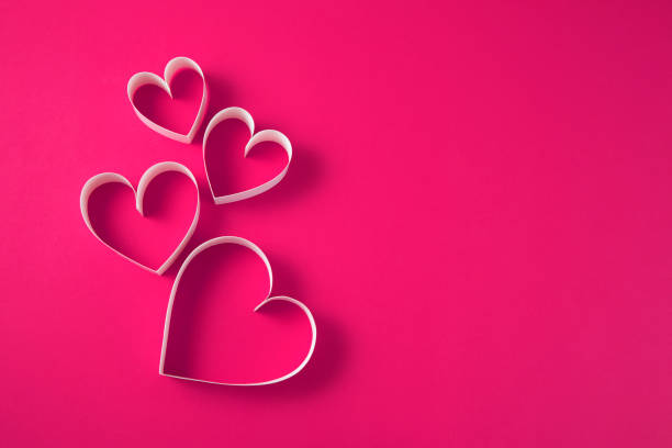 istock Heart Shaped Papers for Valentine's Day 1456730674