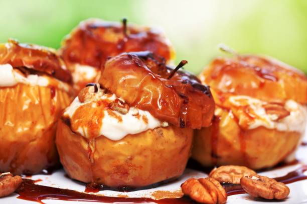 istock Tasty baked apples 1456748696