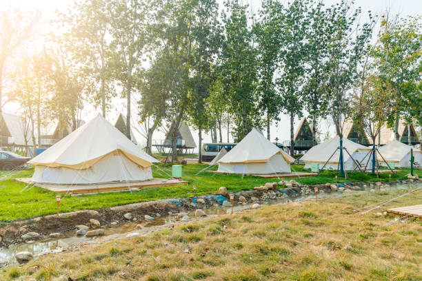 istock Tents in the camp 1456749117