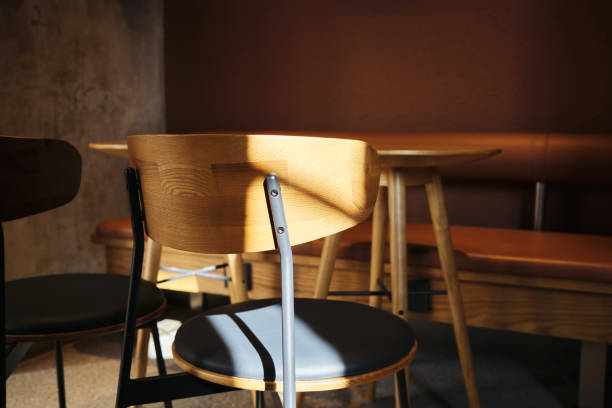 istock table and chair in cafe 1456749508