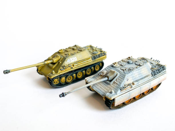 istock World war 2 tank model toy 1456751103