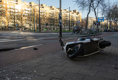 Shared scooters reduce the streetscape of large cities through vandalism