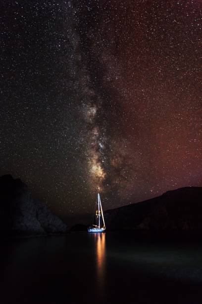 istock Beautiful milky way view 1456755792
