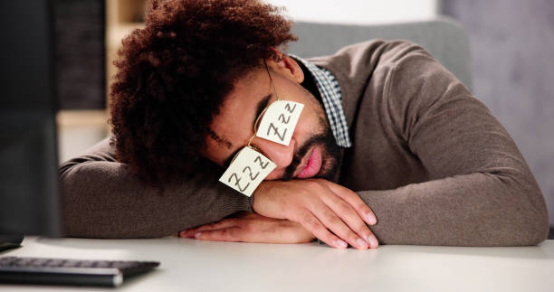 istock Tired African American Man Sleeping 1456757684