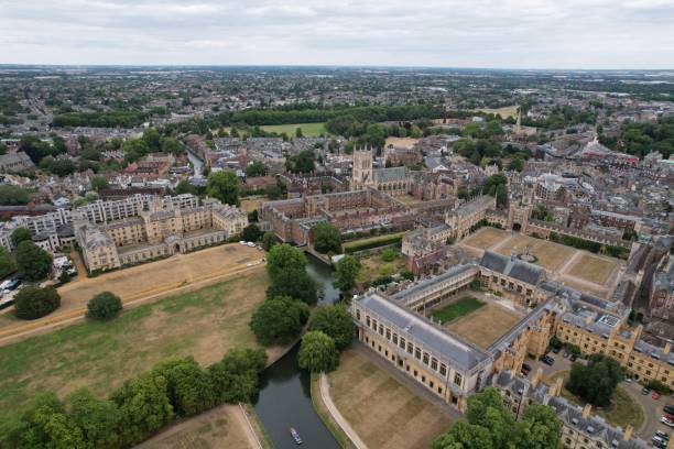 istock Cambridge City centre UK drone aerial view 1456757921