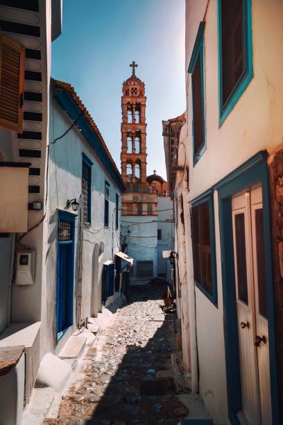 istock Beautiful Greek Town 1456758744