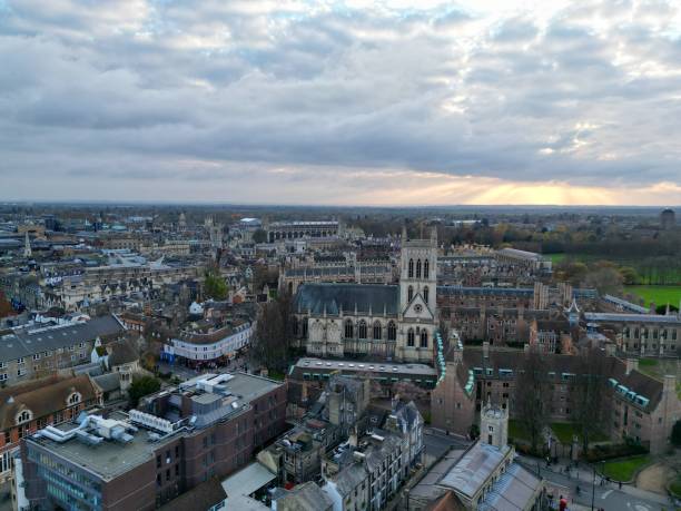 istock St John's College Chapel Cambridge UK drone aerial 1456761462