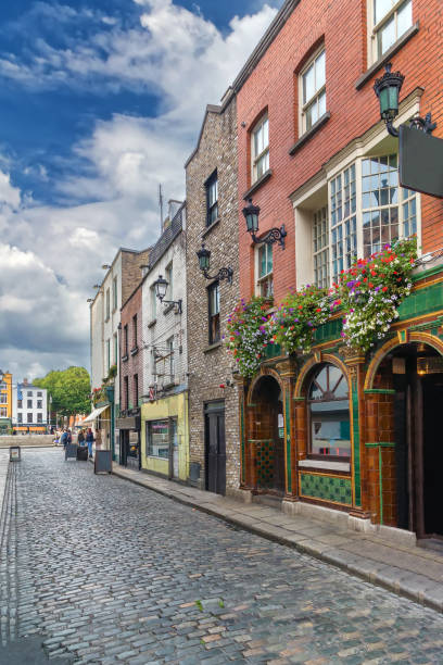 Temple Bar street, Dublin, Ireland - fotografia de stock
