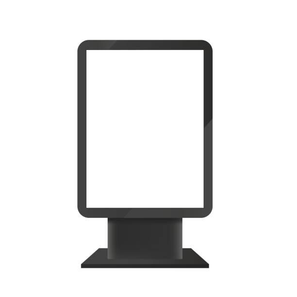 istock Light box, great design for any purpose. Office interior. Mockup of the interior on a white background. Vector illustrations 1456767508