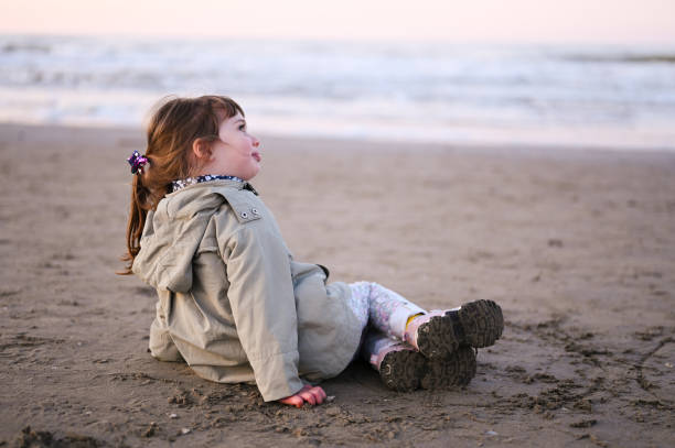 istock spending the day at the beach. vacation in off season. 1456769431
