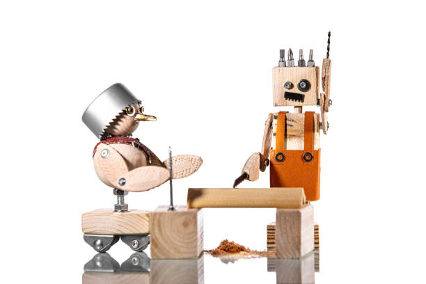 istock funny miniature craftsman, built from tools and materials 1456770036
