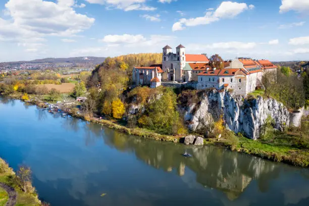 Holidays in Poland - a Romanesque Benedictine monastery in Tyniec on the Vistula River, founded in 1044