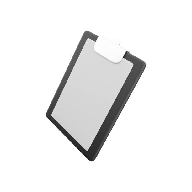 istock 3D rendering wooden clipboard with white paper, 3D rendering. 3D rendering wooden clipboard white paper icon. 1456783722