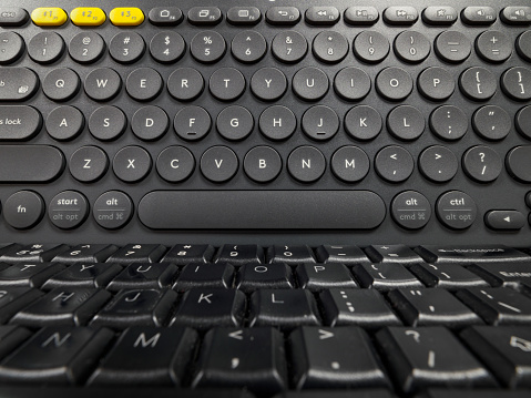 Computer keyboard background