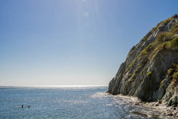 Mountain in the sea white beach - Santa Marta