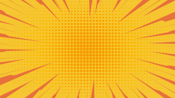 istock Comic background. Pop art texture. Starburst cartoon style. Manga anime design with explosion or action effect for print 1456794661