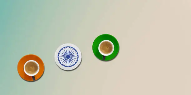 Republic day background, 26 january and independence day idea.