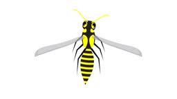 La Avispa Rayada Animada Vuela Rápido Y Bate Sus Alas Depredadores De Insectos En La Naturaleza Video En Bucle De Dibujos Animados Aislado Sobre Fondo Blanco Vídeo Stock y más Footage de La Avispa Rayada Animada Vuela Rápido Y Bate Sus Alas Depredadores De Insectos En La Naturaleza Video En Bucle De Dibujos Animados Aislado Sobre Fondo Blanco Vídeo Stock y más Footage de