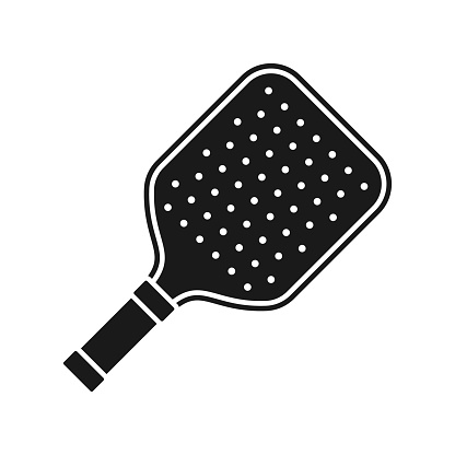 Pickle ball Sport Ball icon. Pickleball game vector illustration