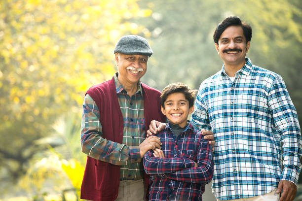 istock Three generations of family at park 1456809463
