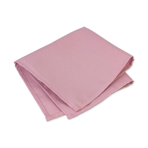 istock Folded pink tissue napkin isolated over white background 1456816298
