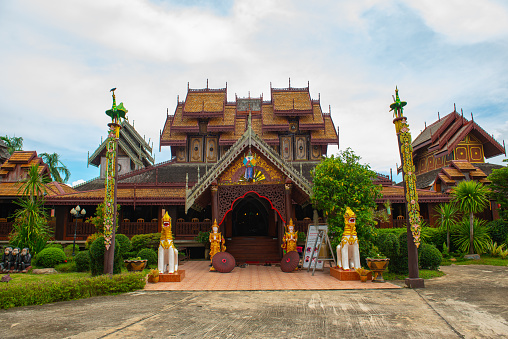 Nantaram temple in Phayao province, Thailand.