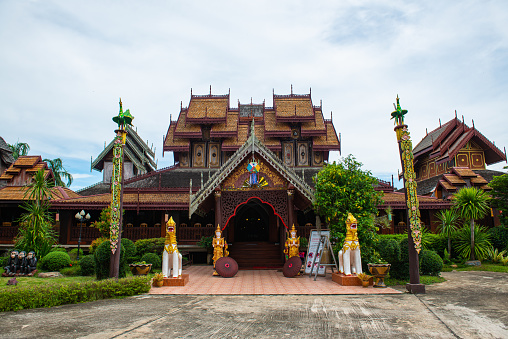 Nantaram temple in Phayao province, Thailand.