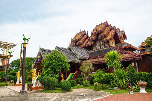 Nantaram temple in Phayao province, Thailand.