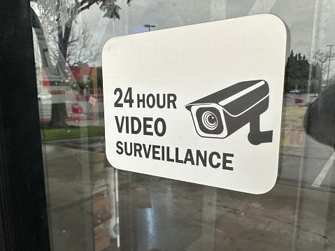 24 hour surveillance sign