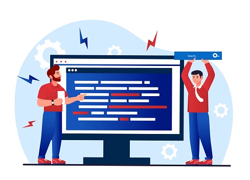 Programming And Web Design Stock Illustration - Download Image Now ...