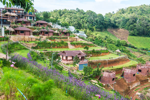 istock The Country Village in Mountain 1456829597