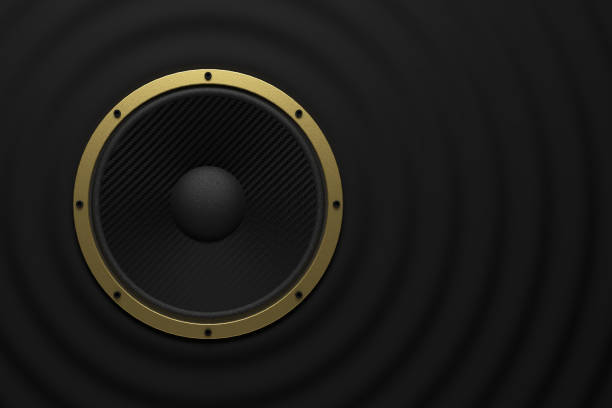 musik soundspeaker as audio equipment - 3D Illustration