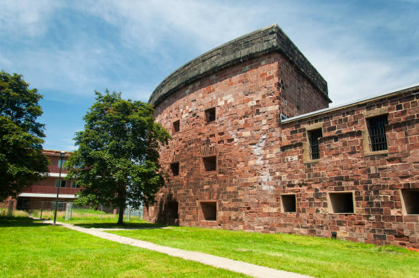 istock castle williams exterior governors island NYC 1456831159