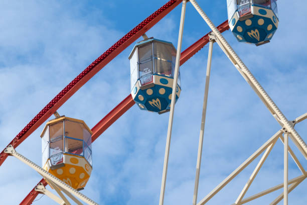 istock Ferris wheel cabins in central city park, Kharkiv 1456833724