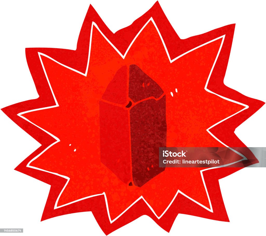 Exploding Ruby Cartoon Design Cartoon Ruby Stock Illustration - Download Image Now - Art, Cartoon ...